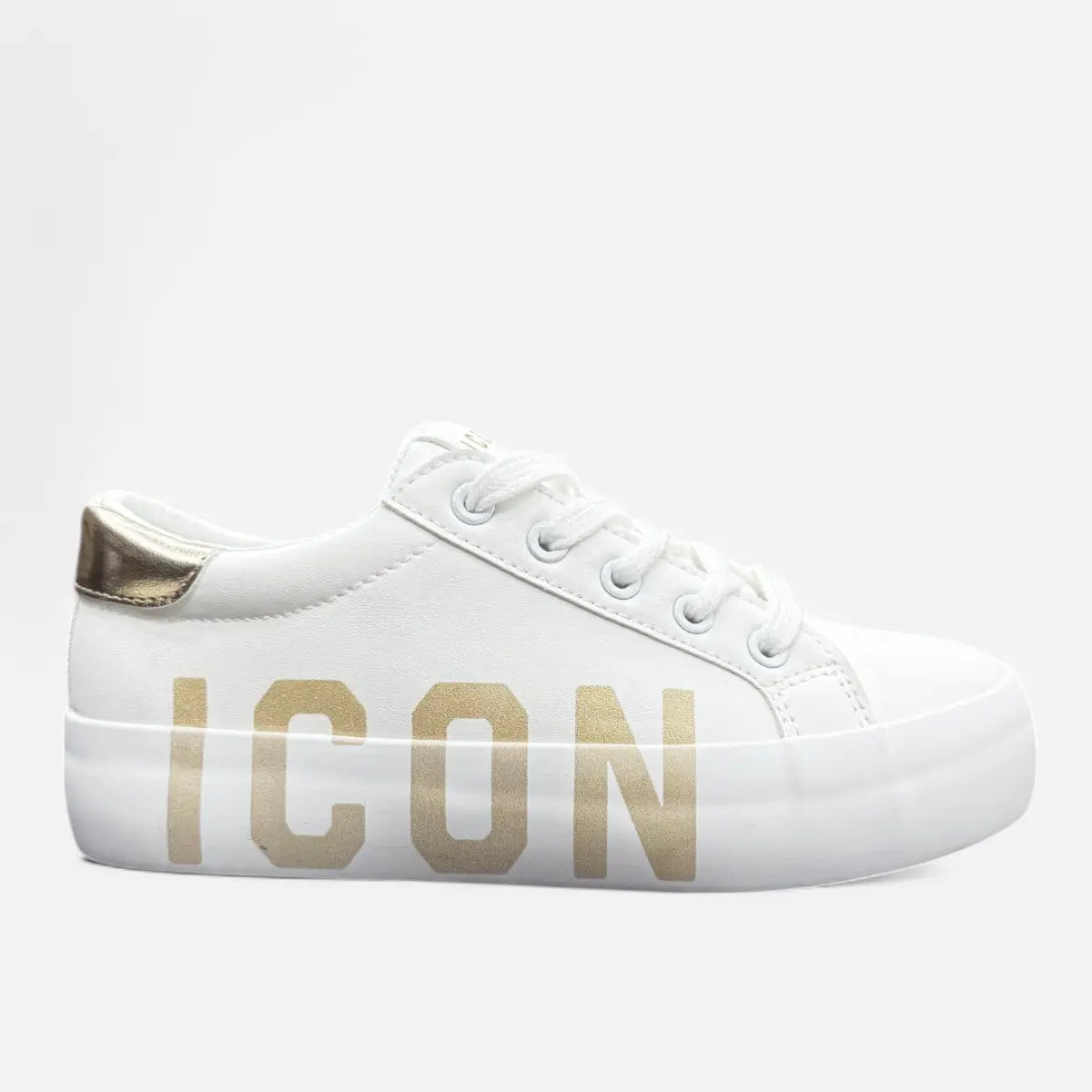 Sneakers Gold Logo