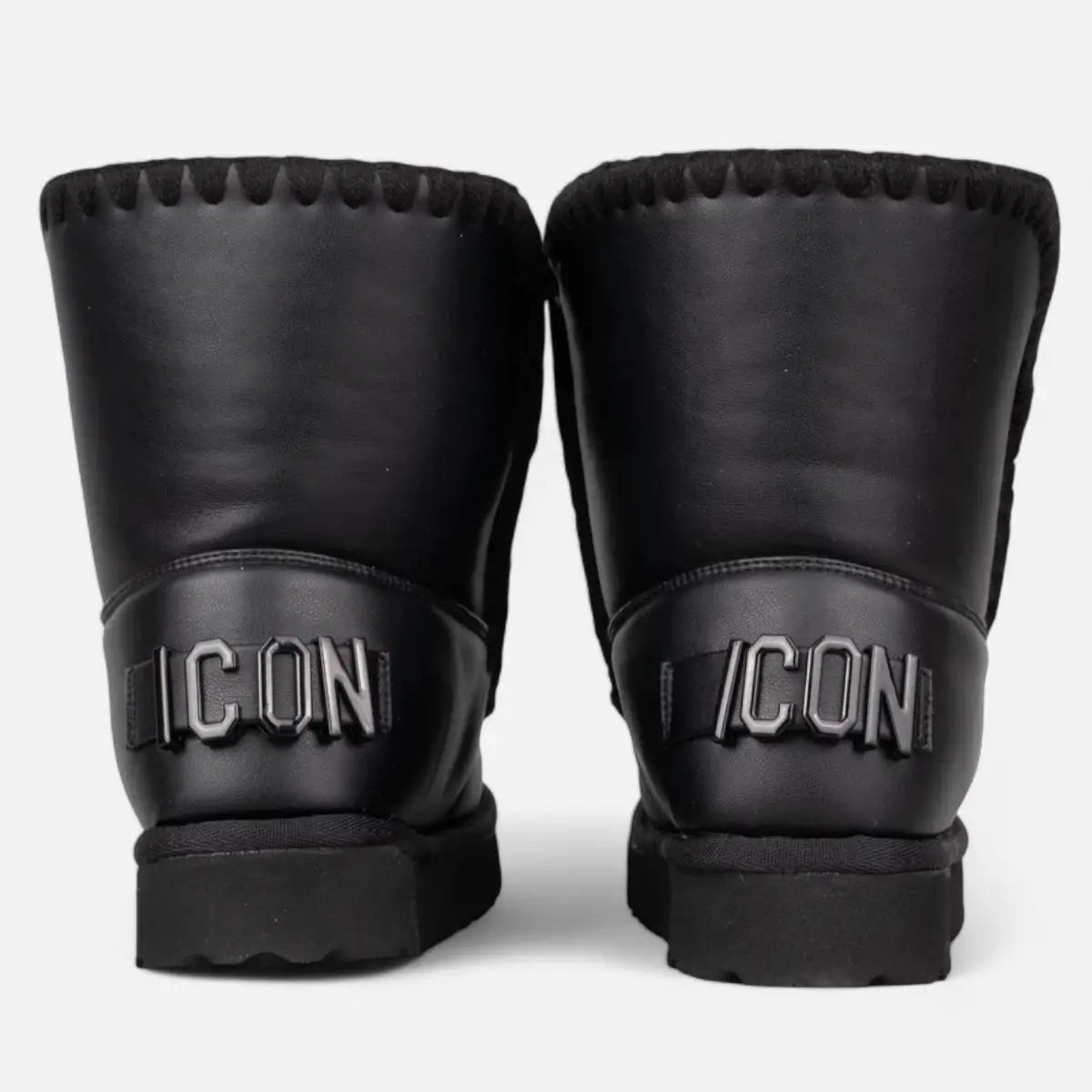 High Boots Leather Black
