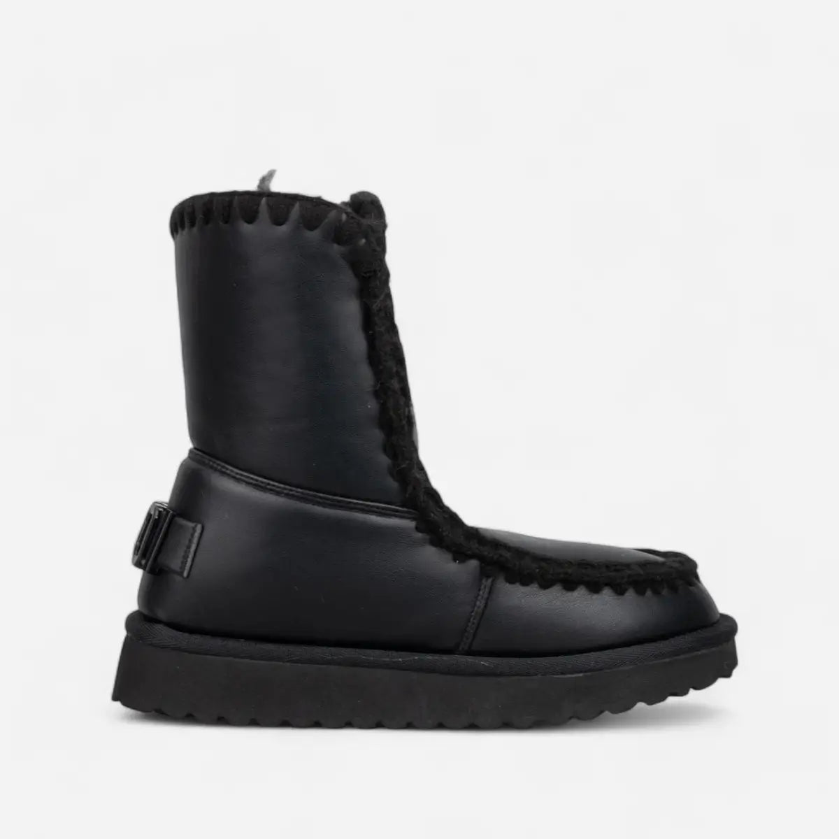 High Boots Leather Black