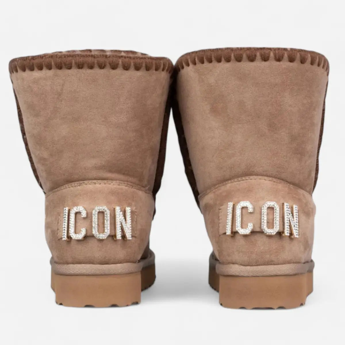 High Boots Dark Beige