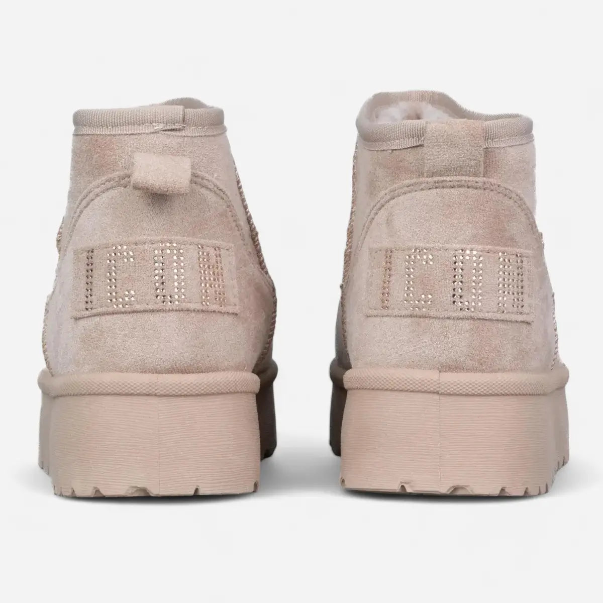Low Boots Light Beige