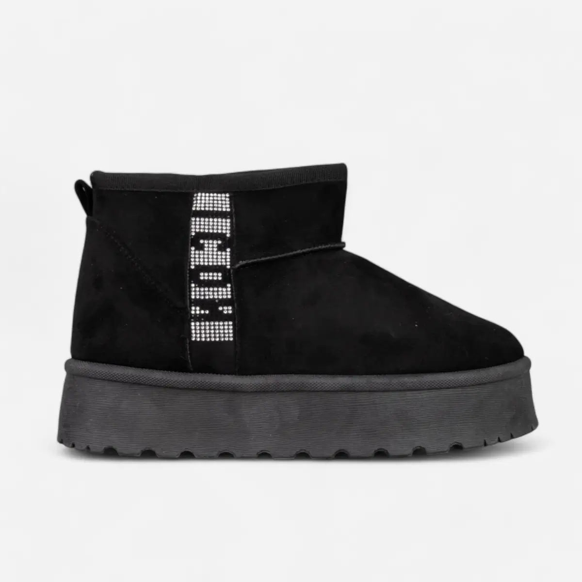 Low Boots Black Logo