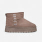 Low Boots Beige Logo