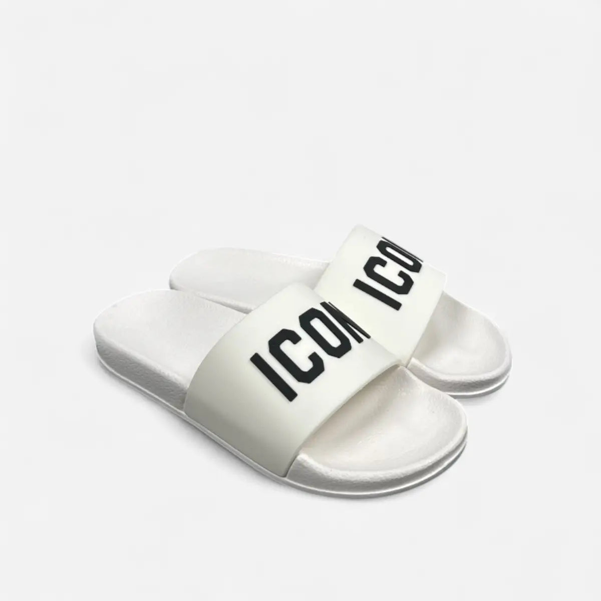 Sandals Big Logo White