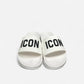 Sandals Big Logo White