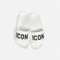 Sandals Big Logo White