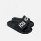 Sandals Big Logo Black