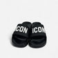 Sandals Big Logo Black