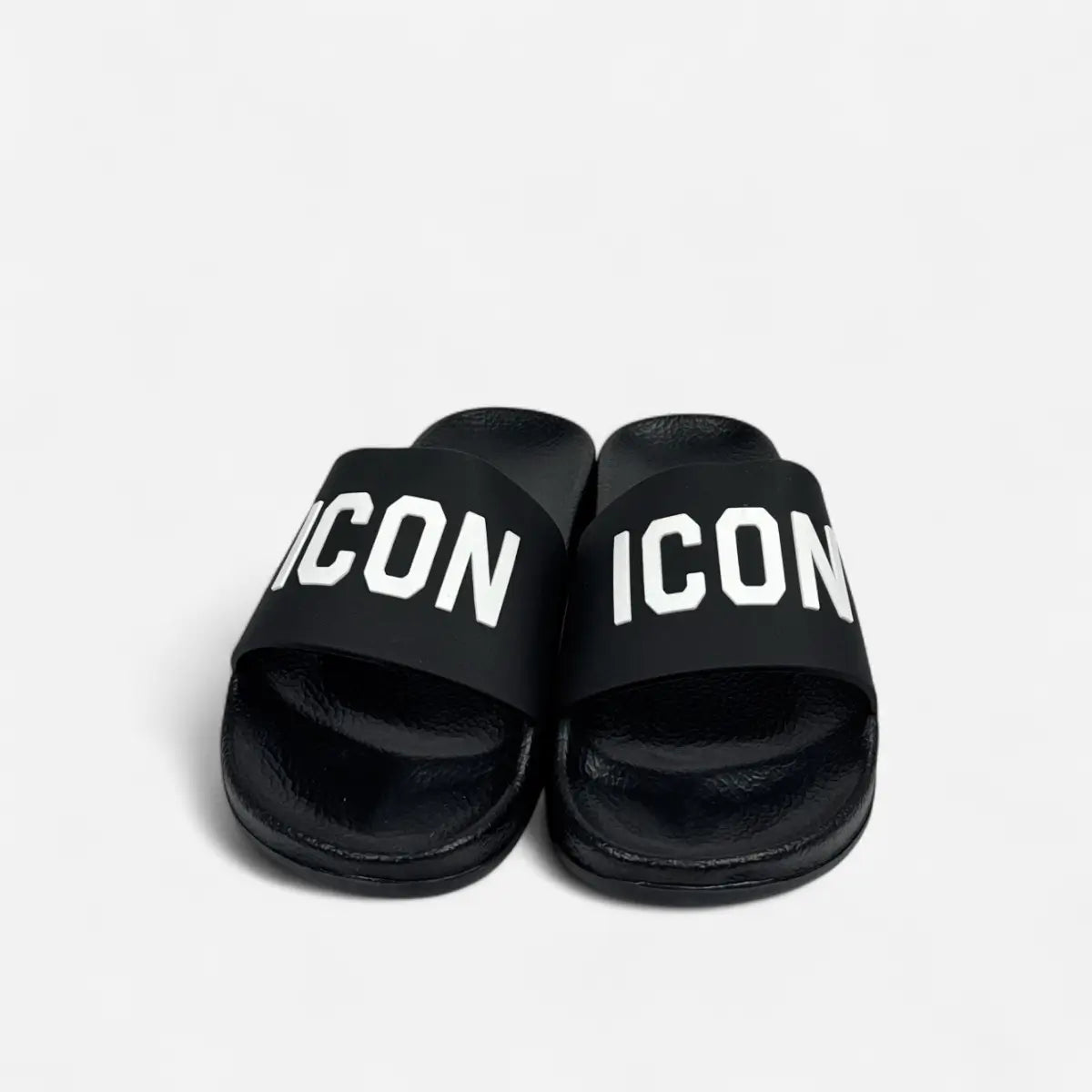 Sandals Big Logo Black