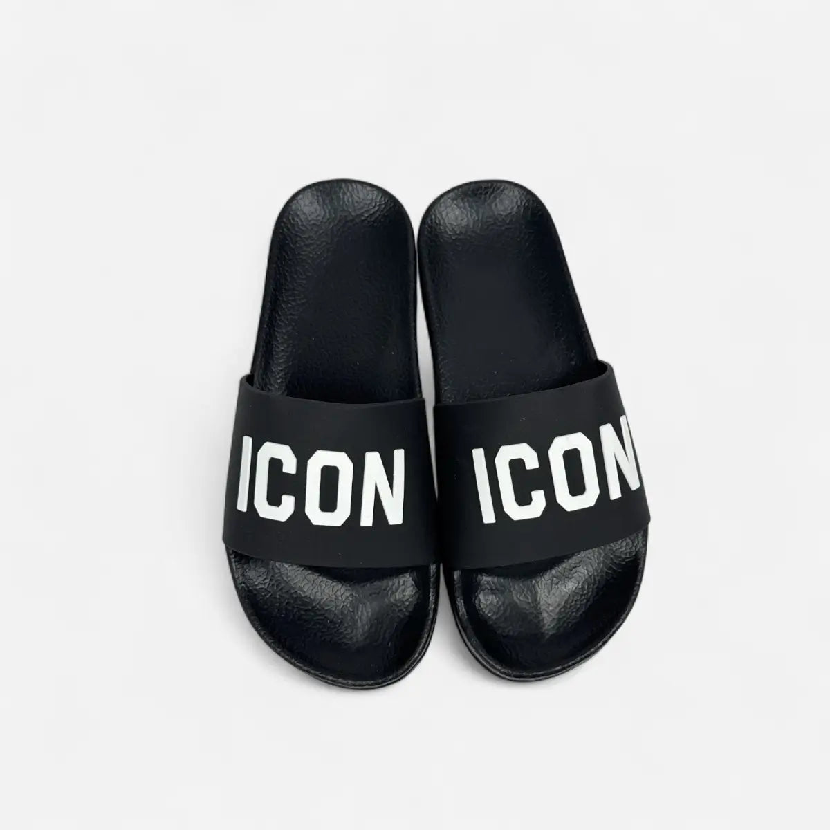 Sandals Big Logo Black