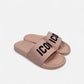 Sandals Big Logo Pink