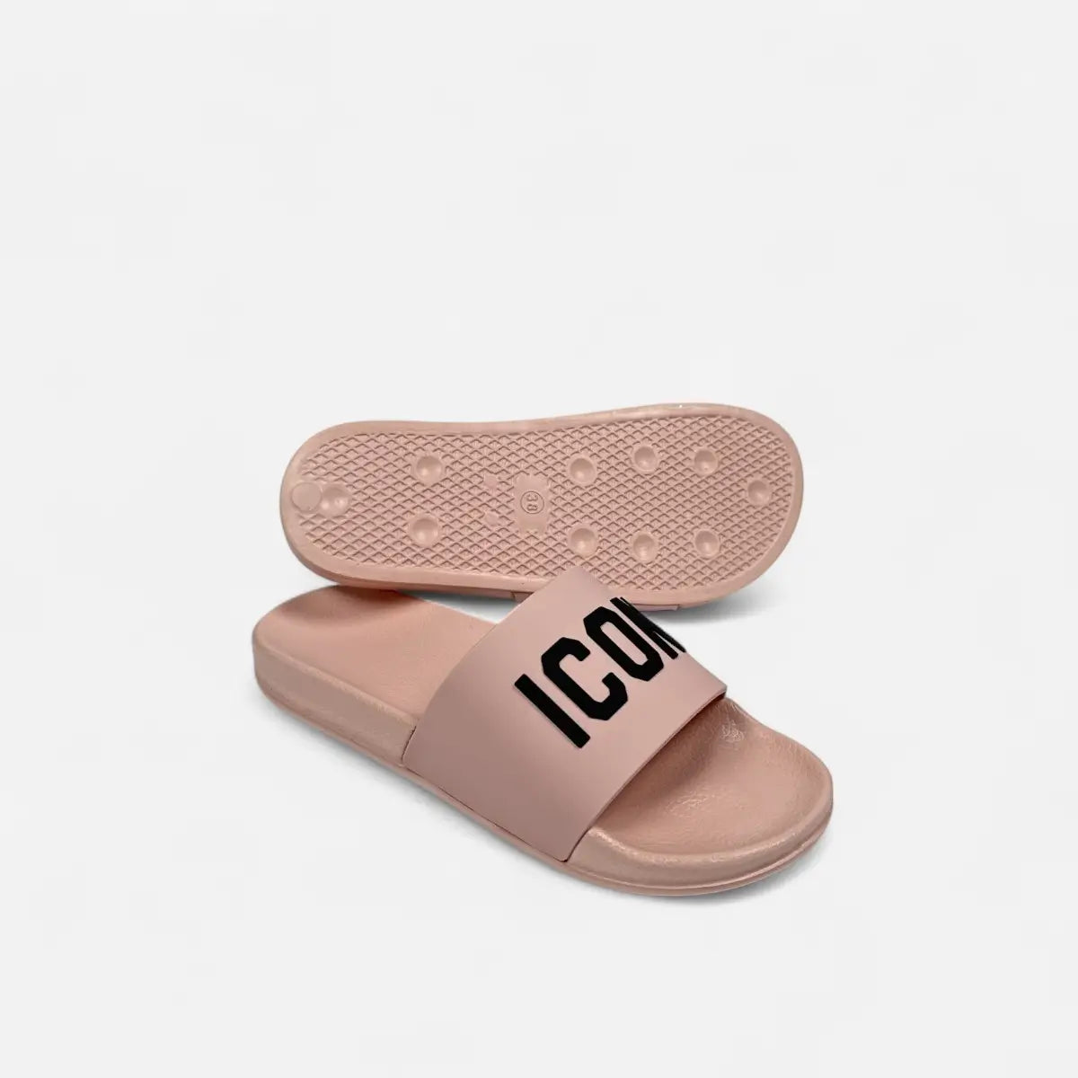 Sandals Big Logo Pink