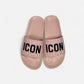 Sandals Big Logo Pink