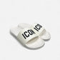 Sandals Big Logo White