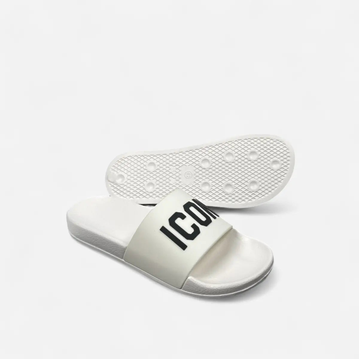 Sandals Big Logo White