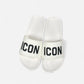Sandals Big Logo White