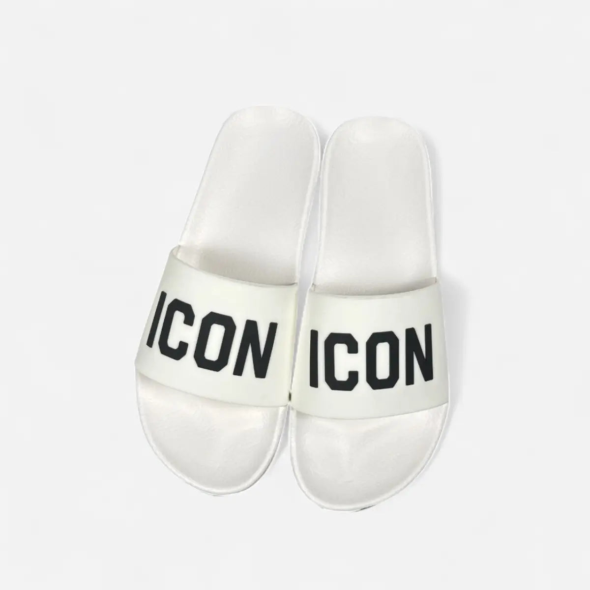 Sandals Big Logo White