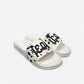 Sandals Big Logo White & Black