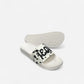 Sandals Big Logo White & Black