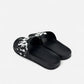 Sandals Big Logo Black & White