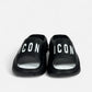 Sandals Futuristic Black & White
