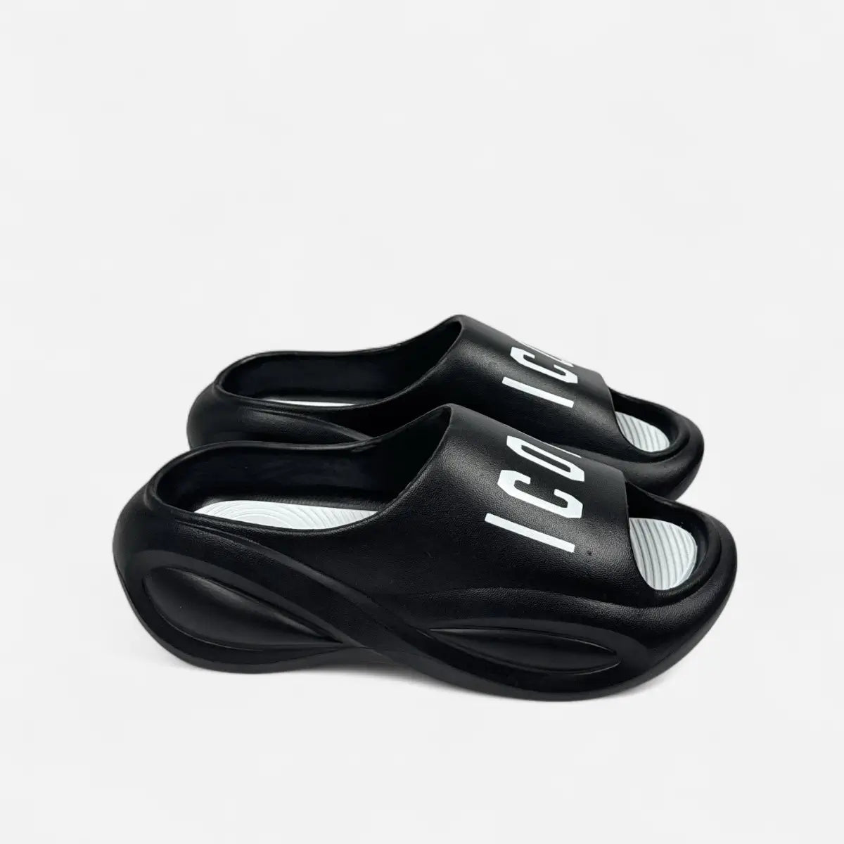 Sandals Futuristic Black & White