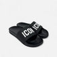 Sandals Big Logo Black
