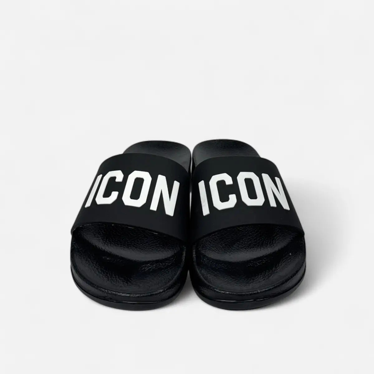 Sandals Big Logo Black
