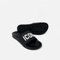 Sandals Big Logo Black