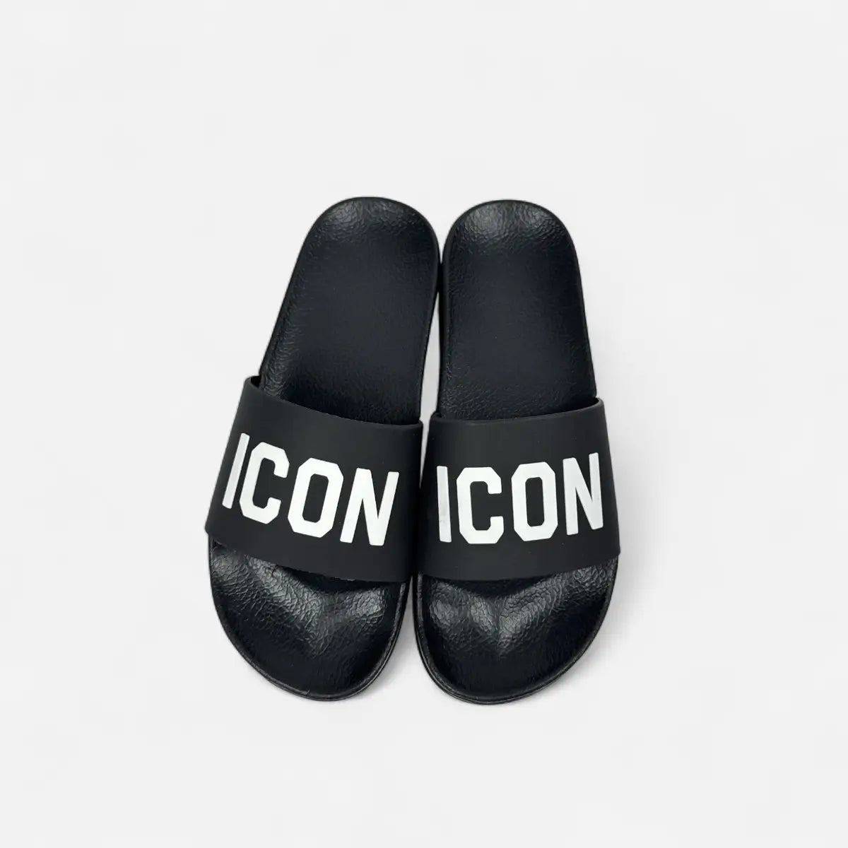 Sandals Big Logo Black