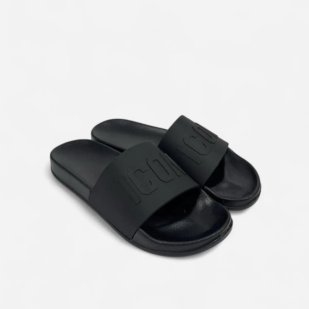 Sandals Big Logo Total Black