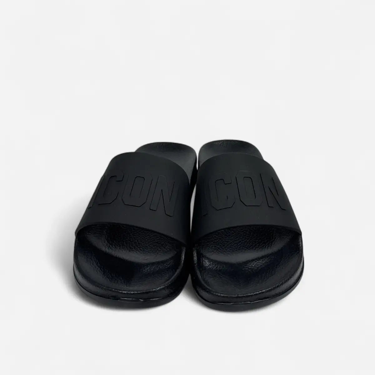 Sandals Big Logo Total Black