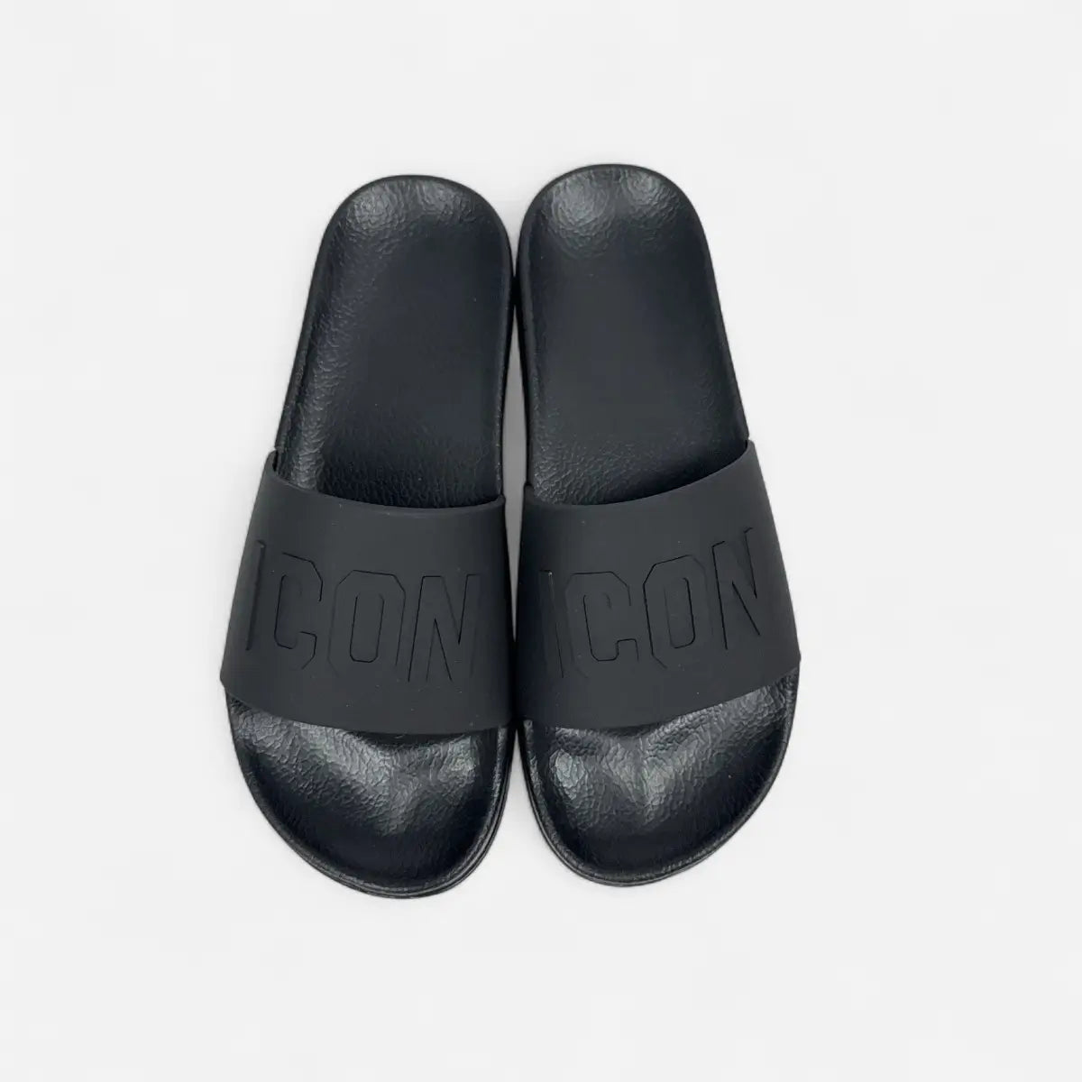 Sandals Big Logo Total Black