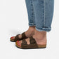 Sandals Nubuk Brown