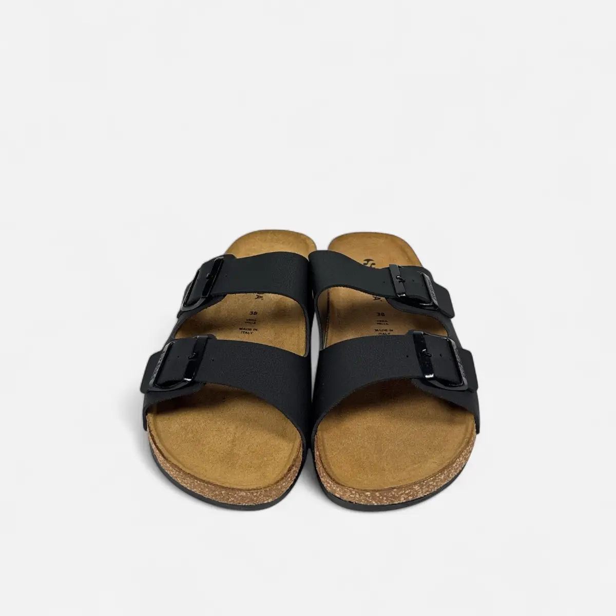 Sandals Nubuk Double Black