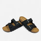 Sandals Nubuk Double Black