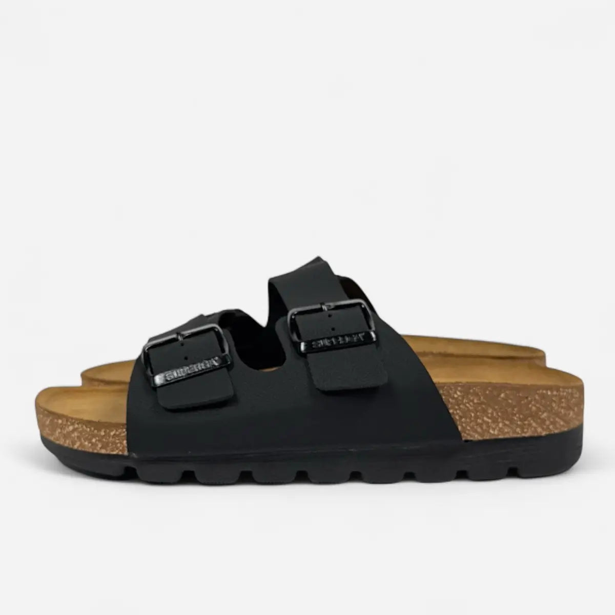 Sandals Nubuk Double Black