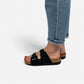 Sandals Nubuk Double Black