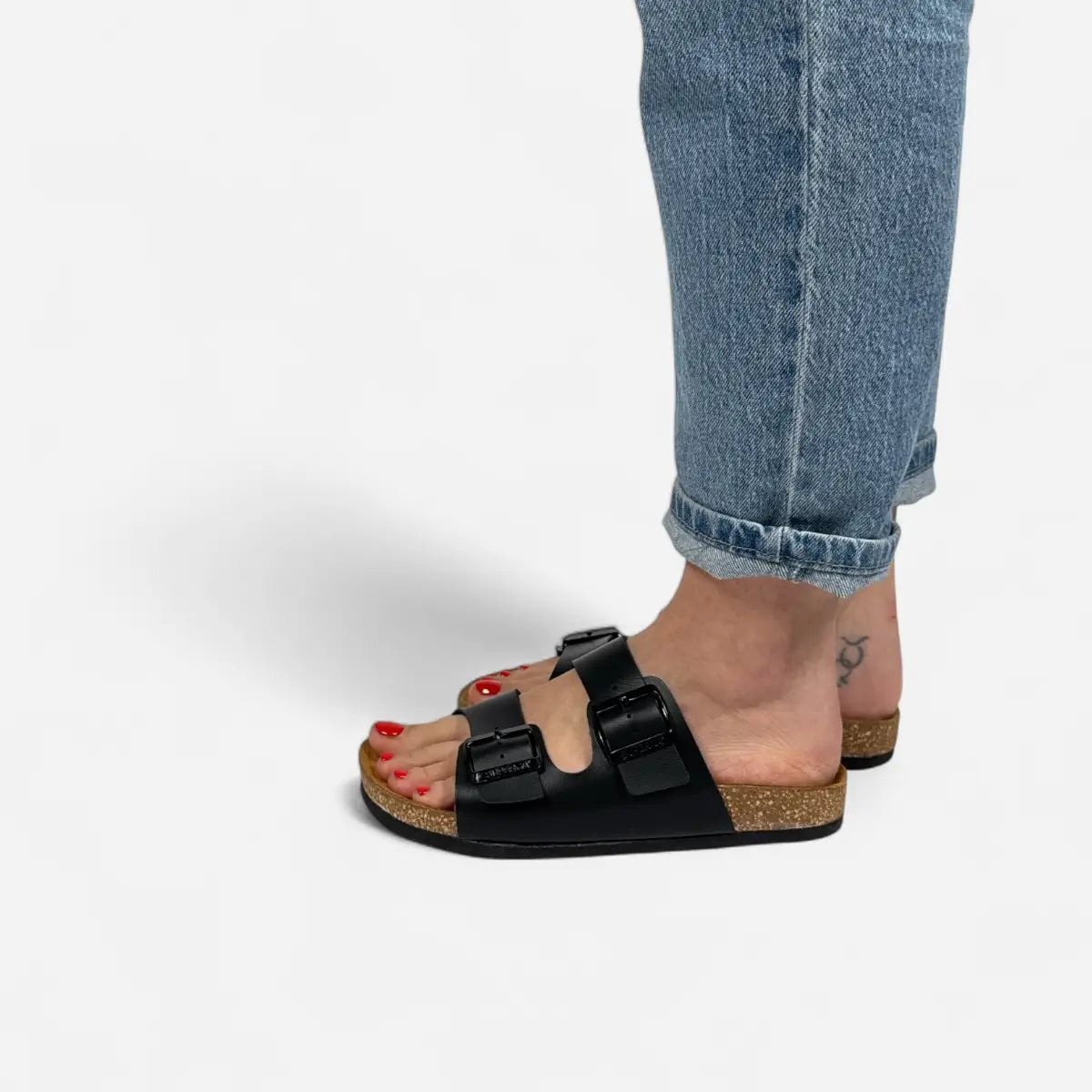 Sandals Pelle Nero Black